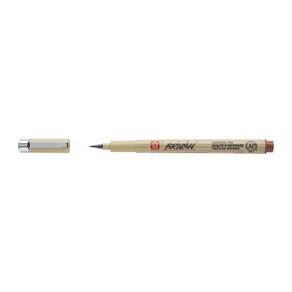 Sakura pigma micron - brush bruin