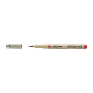 Sakura pigma micron - brush rood