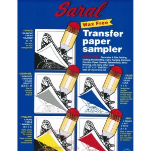 Saral transfer paper sampler tracing paper
