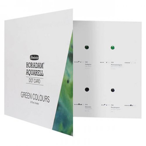 Schmincke Horadam dot card - 20 All green