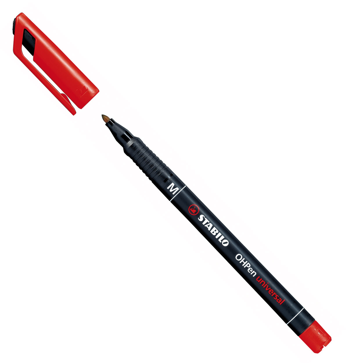 Stabilo OHPen 1mm rood