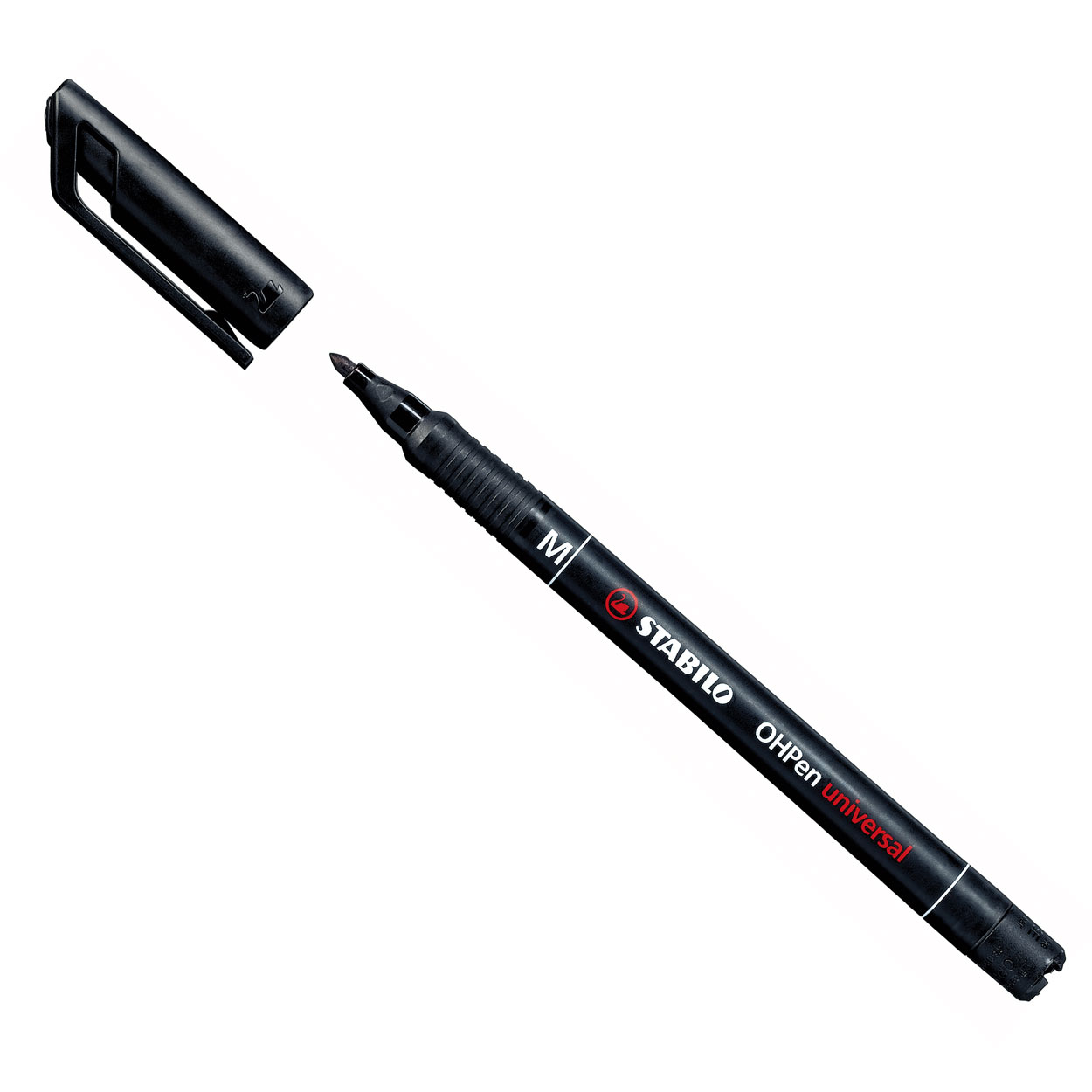 Stabilo OHPen 1mm zwart