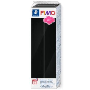 Staedtler fimo klei soft - 9 zwart 454gr