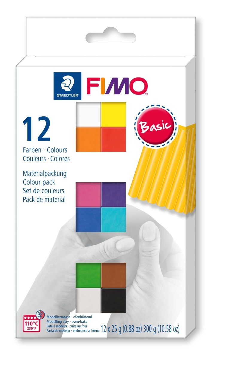 Staedtler fimo soft set 12 basic