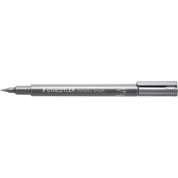 Staedtler metallic brushmarker - zilver
