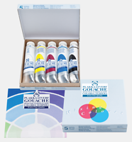 Talens gouache 20ml - set 5 mengen