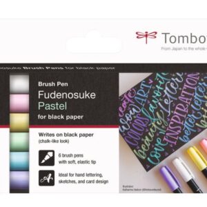 Tombow fudenosuke - set pastel