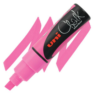Uni-ball chalk krijtmarker met schuine punt breed