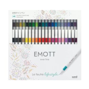 UNI Emott fineliner 0.4 - set 40