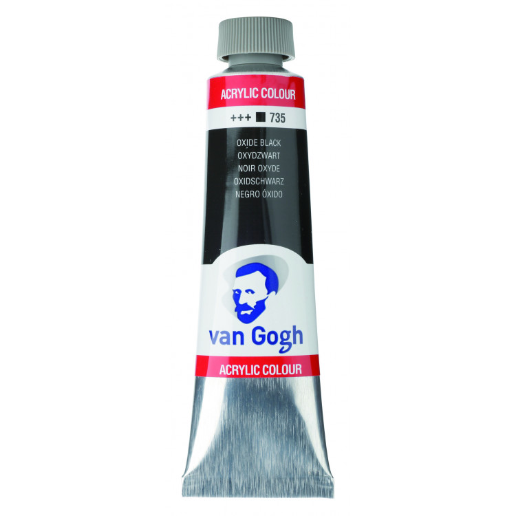 Van Gogh acrylverf 150ml - 735 oxyde zwart
