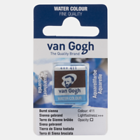 Van Gogh aquarelverf 1/2 napje 411 sienna gebrand
