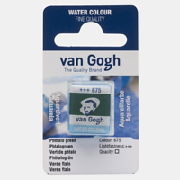 Van Gogh aquarelverf 1/2 napje 675 phthalogroen