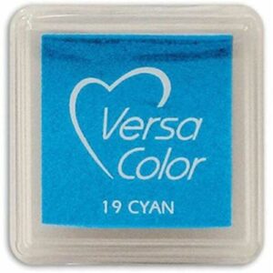 Versacolor inkpad 3x3 19 cyaan