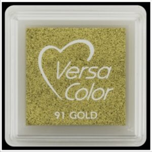 Versacolor inkpad 3x3 91 goud