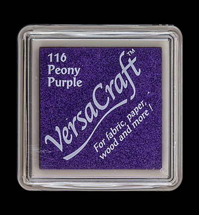 Versacraft inkpad 3x3 116 pioen paars