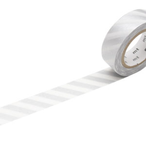 Washitape Ikigai - serie goud/zilver - stripe silver