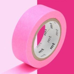 Washitape Ikigai - serie rood - shocking pink
