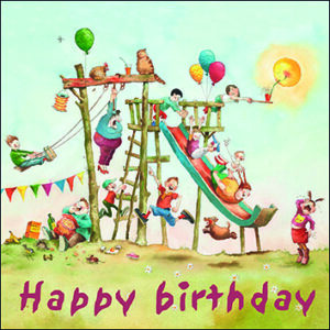 Wenskaart blic Marius van Dokkum - happy birthday 2 - 12 x 12