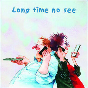 Wenskaart blic Marius van Dokkum - Long time no see - 12 x 12