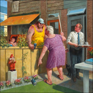 Wenskaart Marius van Dokkum - De druppel - 15 x 15