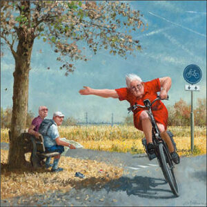 Wenskaart Marius van Dokkum - Selfie
