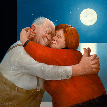 Wenskaart Marius van Dokkum - volle liefde - 10 x 10