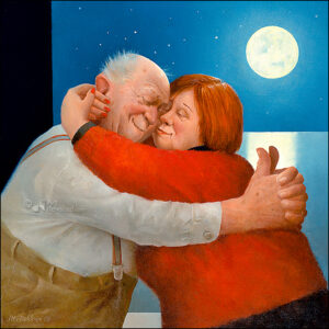 Wenskaart Marius van Dokkum - Volle liefde - 15 x 15