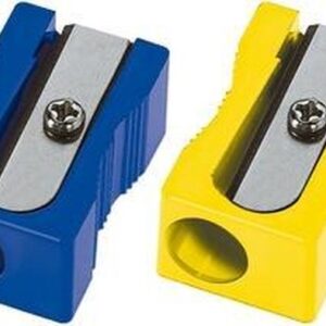 Westcott Puntenslijper 1 gat plastic gekleurd
