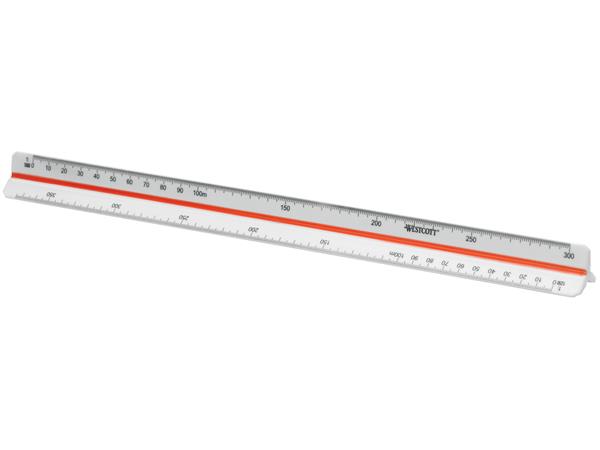 Westcott schaalstok 1:100, 1:200, 1:250, 1:300, 1:400, 1:500