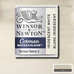 Winsor & Newton Cotman aquarelverf 1/2 napje - 330 iridescerend wit