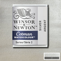 Winsor & Newton Cotman aquarelverf 1/2 napje - 617 zilver