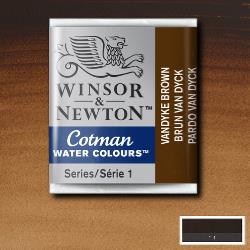 Winsor & Newton Cotman aquarelverf 1/2 napje - 676 van dijckbruin