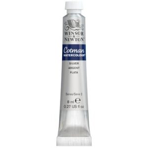 Winsor & Newton Cotman aquarelverf 8ml - 617 zilver