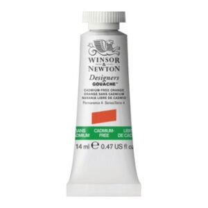Winsor & Newton designers gouache serie 4 - 899 cadmium free orange