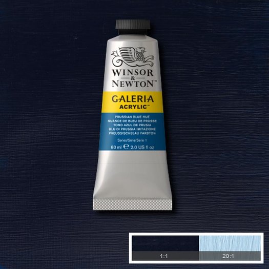 Winsor & Newton Galeria acryl 60ml - 541 pruissisch blauw hue