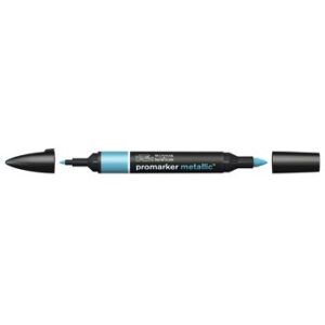 Winsor & Newton promarker metallic MTBL - metallic blauw