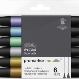 Winsor & Newton Promarker - set 6 metallics