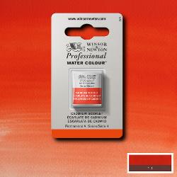 Winsor & Newton PWC 1/2 napje S4 - 106 cadmium scarlet