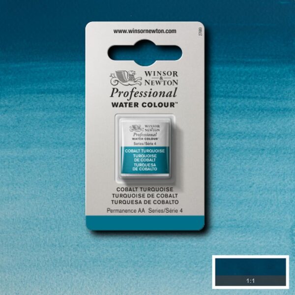 Winsor & Newton PWC 1/2 napje S4 - 190 cobalt turquoise