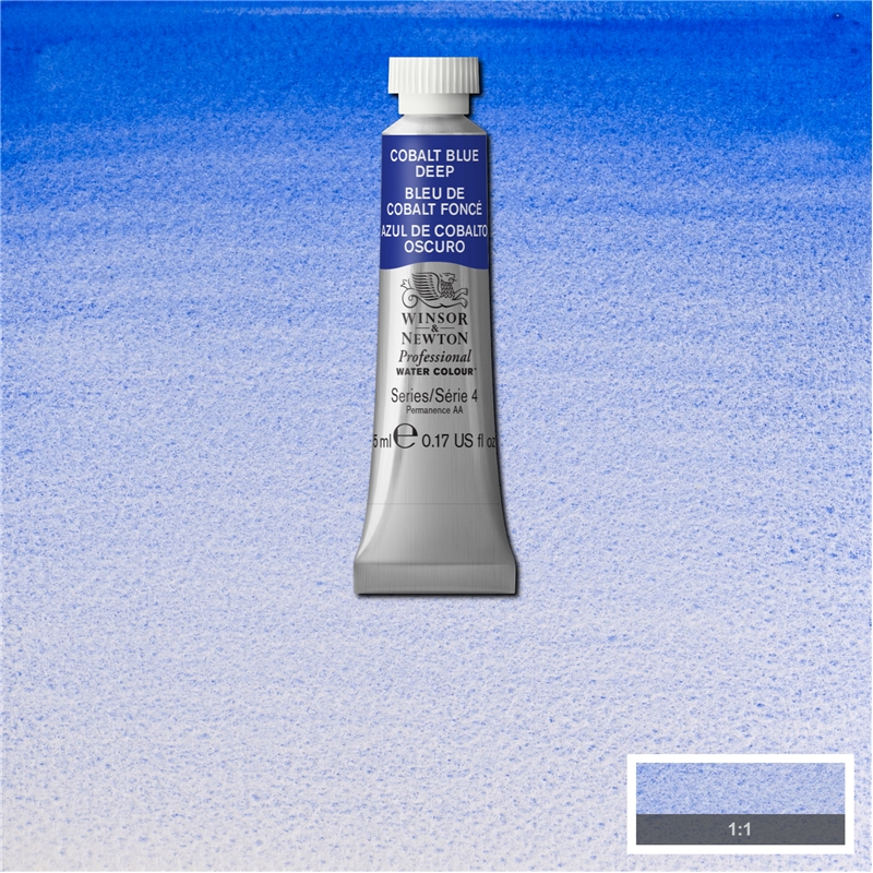 Winsor & Newton PWC 5ml S4 - 180 cobalt blue deep