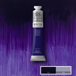 Winsor & Newton Winton olieverf 200ml - 406 dioxazine blue