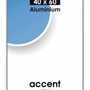 Wissellijst Nielsen Accent 40x60 - aluminium mat zilver