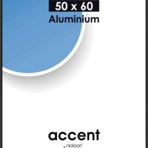 Wissellijst Nielsen Accent 50x60 - aluminium mat zwart