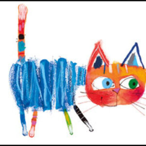 Ansichtkaart PC3816 - Mies van Hout, poesje mauw