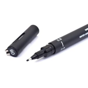 Uni pin fineliner- zwart 08