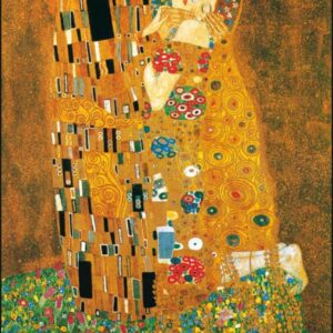 Wenskaart MC033 - De Kus, Gustav Klimt