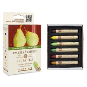 Sennelier oliepastel - set 6 Pears duo