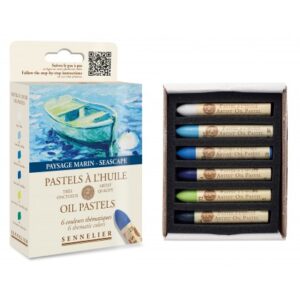 Sennelier oliepastel - set 6 Seascape