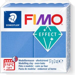 Staedtler fimo klei effect 57gr - 31 metallic blauw
