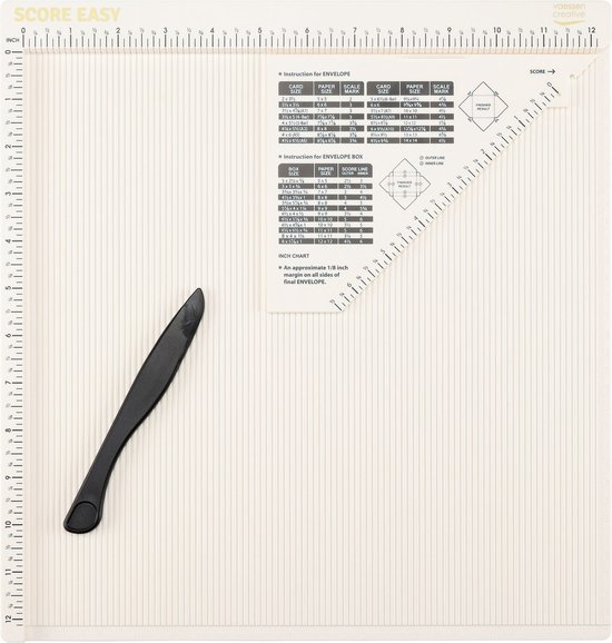 Vaessen Creative rilbord - wit met zwart vouwbeen